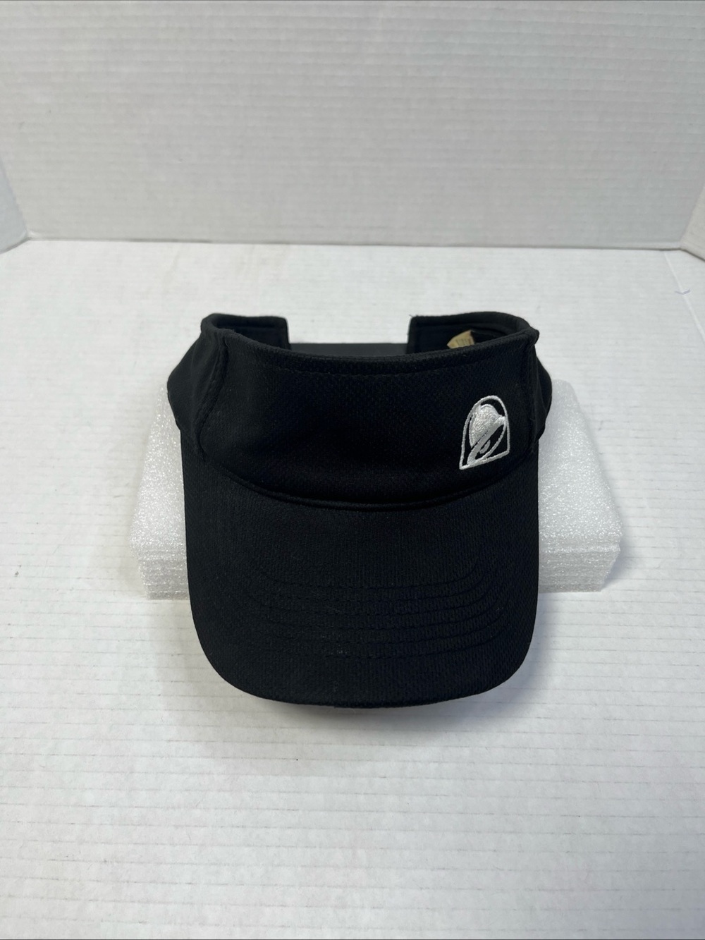 Taco Bell Visor Hat Cap Black Employee Logo Worker Snapback Team Member